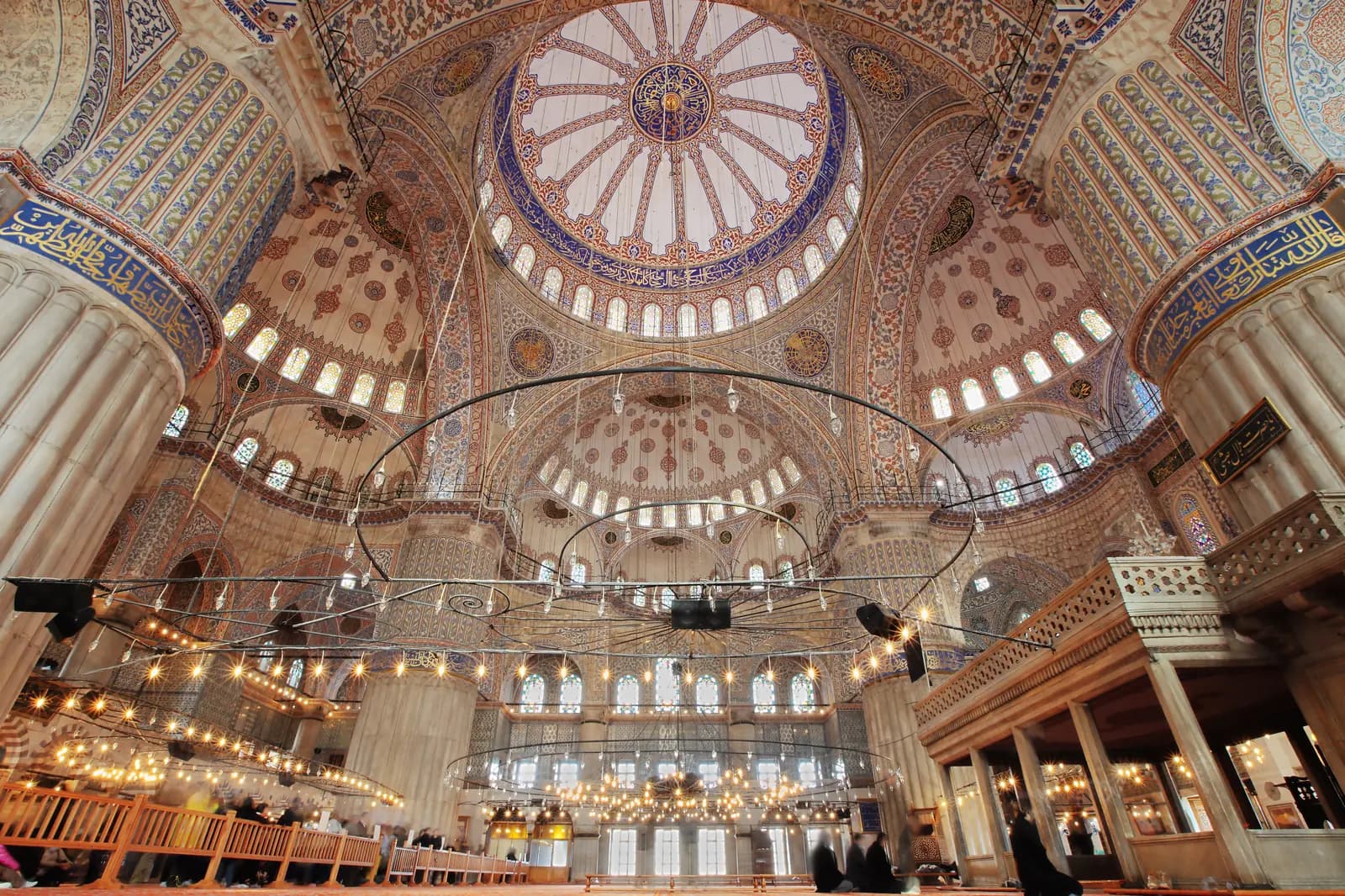 Interior of the Blue Mosque, Istanbul