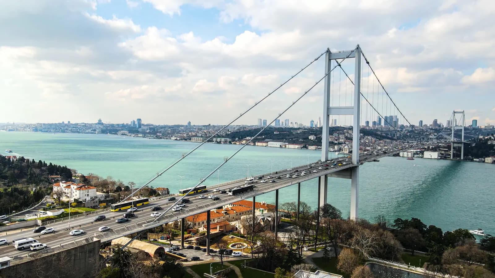 Bosphorus Bridge between Europe and Asia, Istanbul