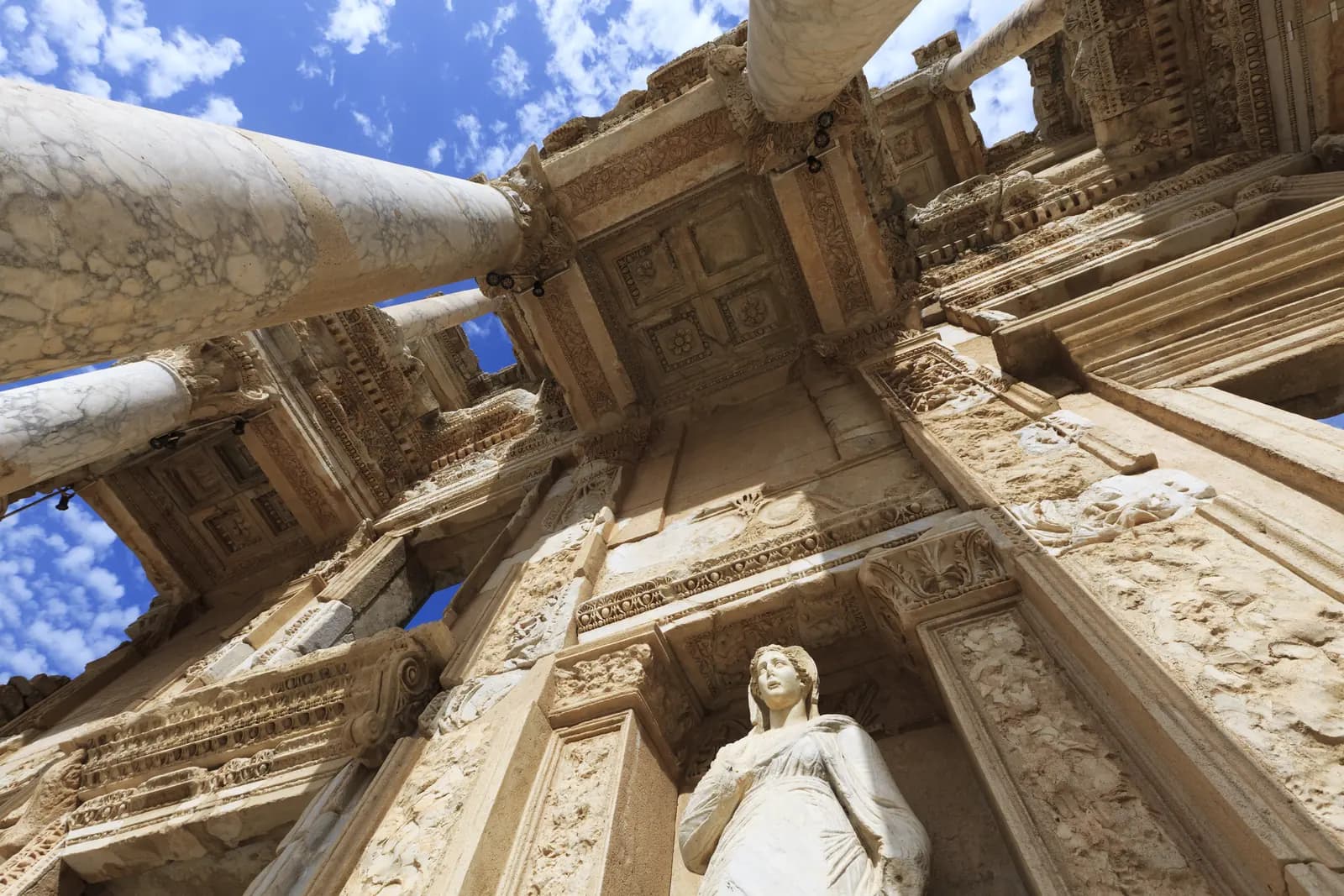 Facade of the Library of Celsus, Ephesus