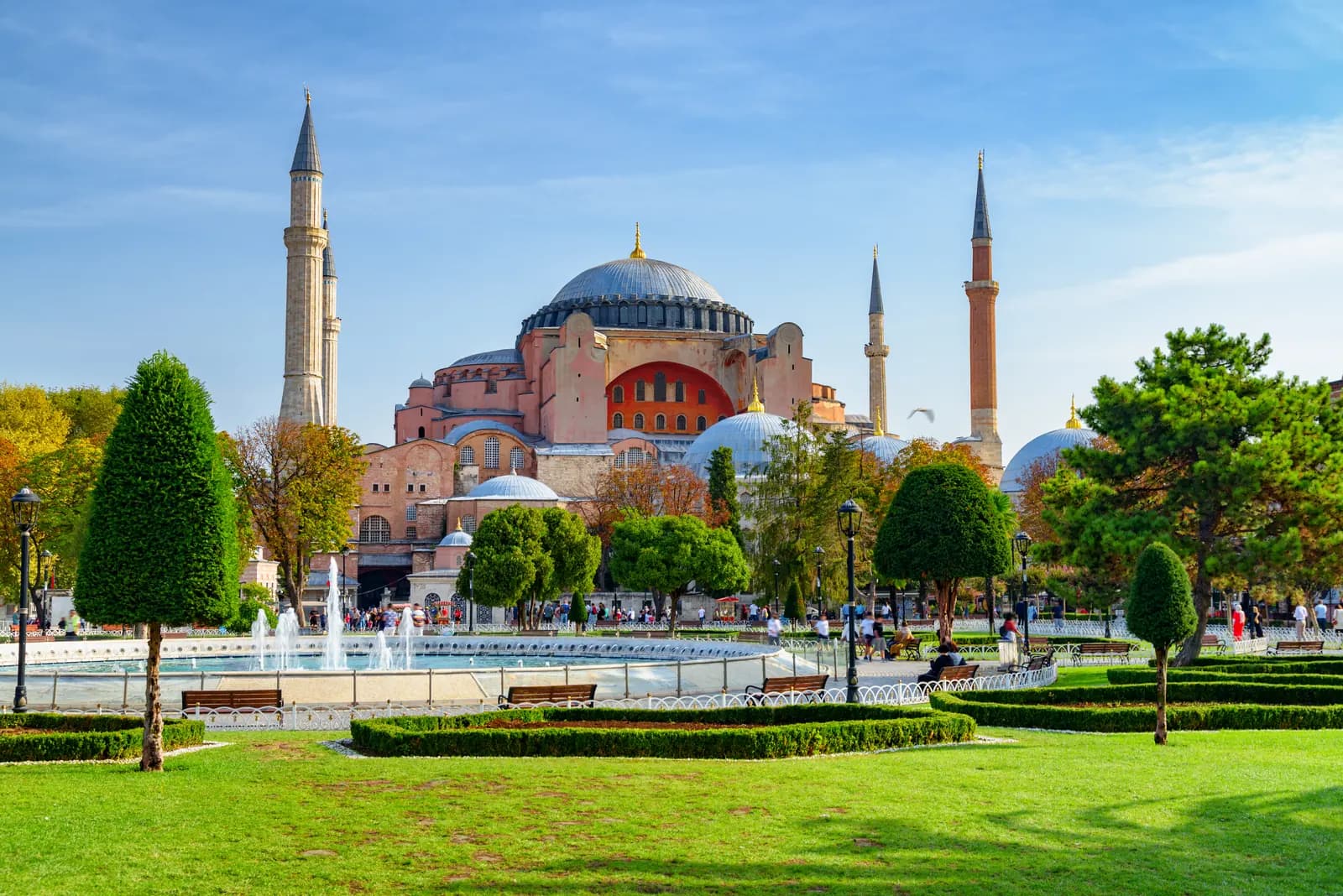 Hagia Sophia and its gardens, Istanbul