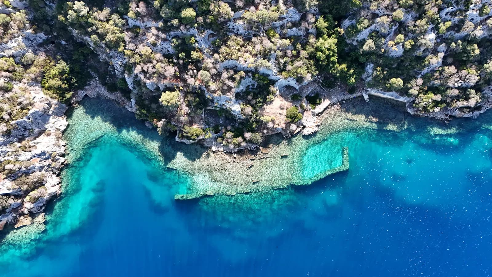 The Sunken City of Kekova from above