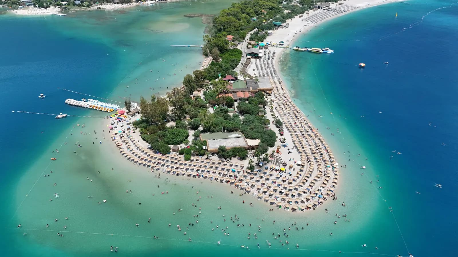 Oludeniz and the Blue Lagoon from above