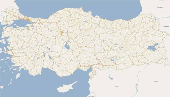 Gems of Turkey travel map