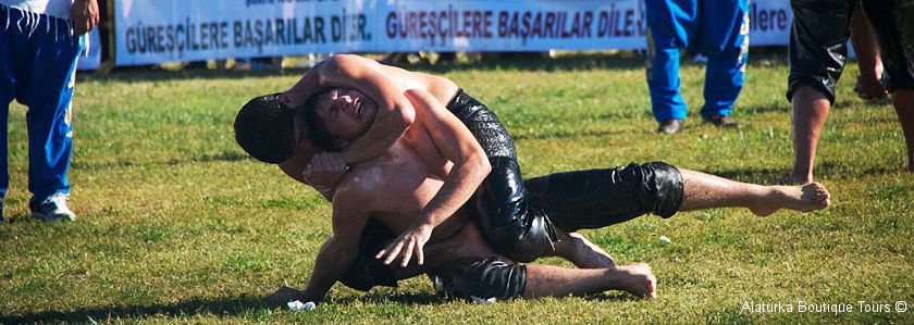 Oil Wrestling